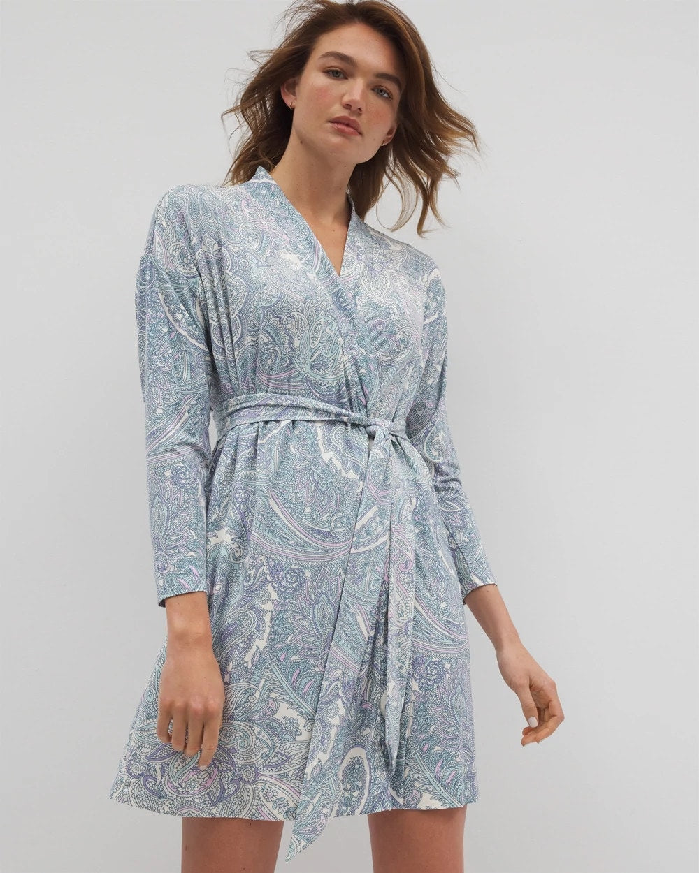 GLOBAL PAISLEY GRAND C - Short Robe | Soma