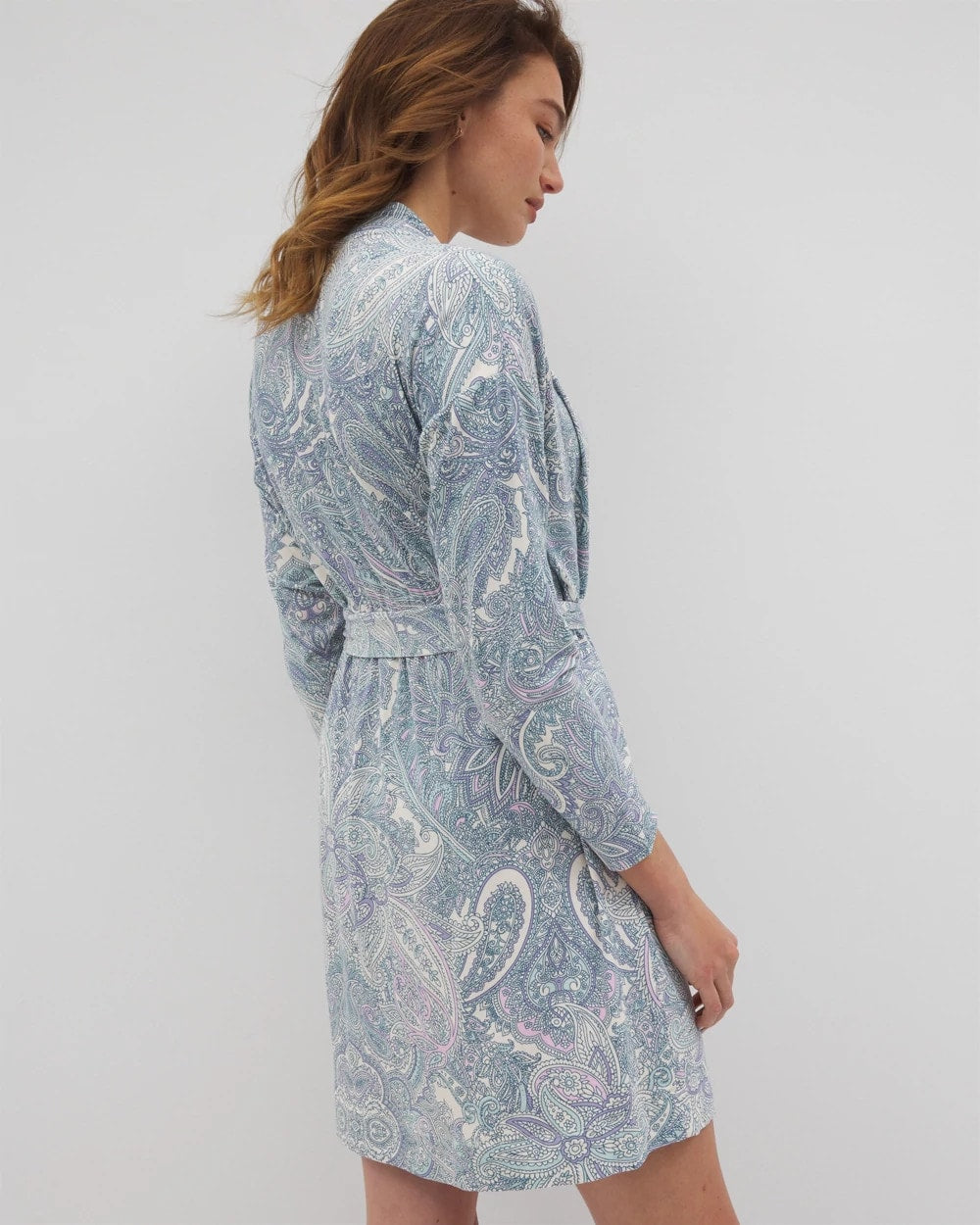 GLOBAL PAISLEY GRAND C - Short Robe | Soma