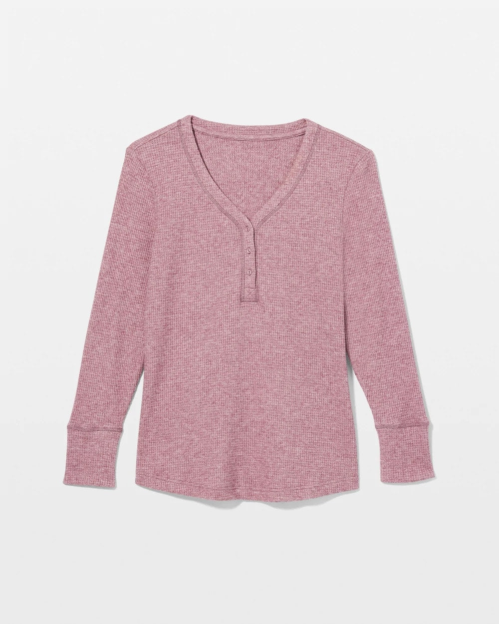 HEATHER PINOT - Long-Sleeve Pajama Henley | Soma