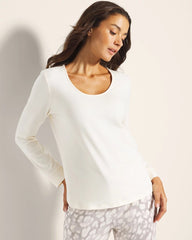 CHAMPAGNE DREAMS - Long-Sleeve Pajama Top | Soma