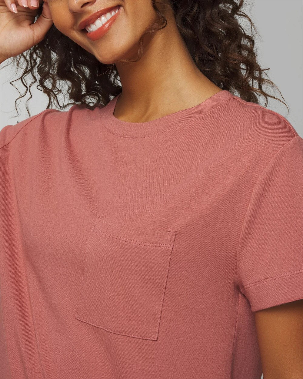 - Short-Sleeve Pocket Pajama Tee | Soma