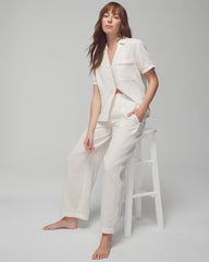 DBL CLOTH BW STRIPE - Pajama Pants | Soma