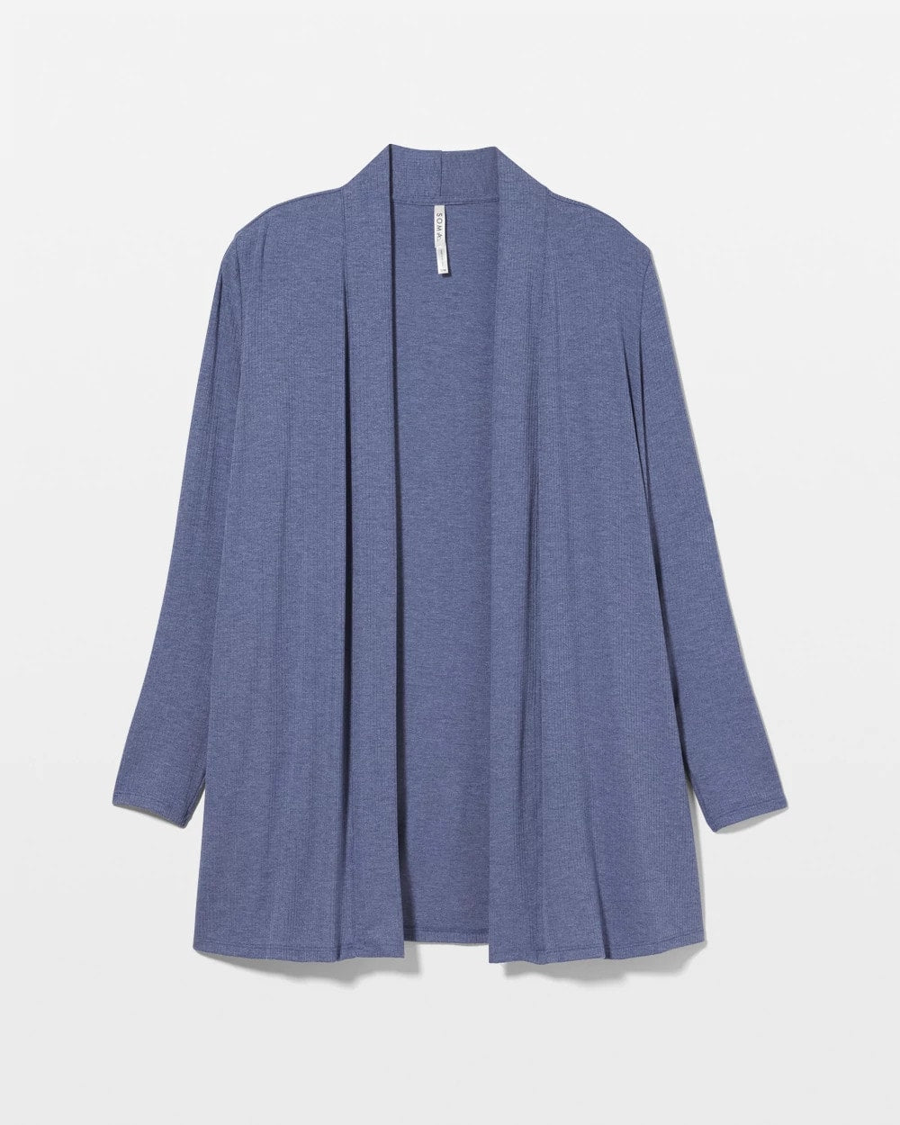 HEATHER DUSK - Lightweight Rib Knit Long Sleeve Wrap | Soma