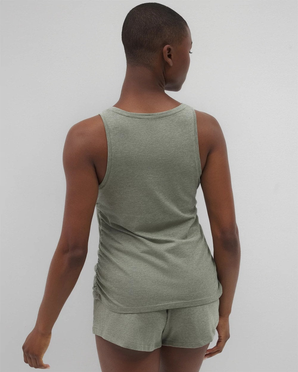 HEATHER HIGHLANDS - Ruched Pajama Tank | Soma