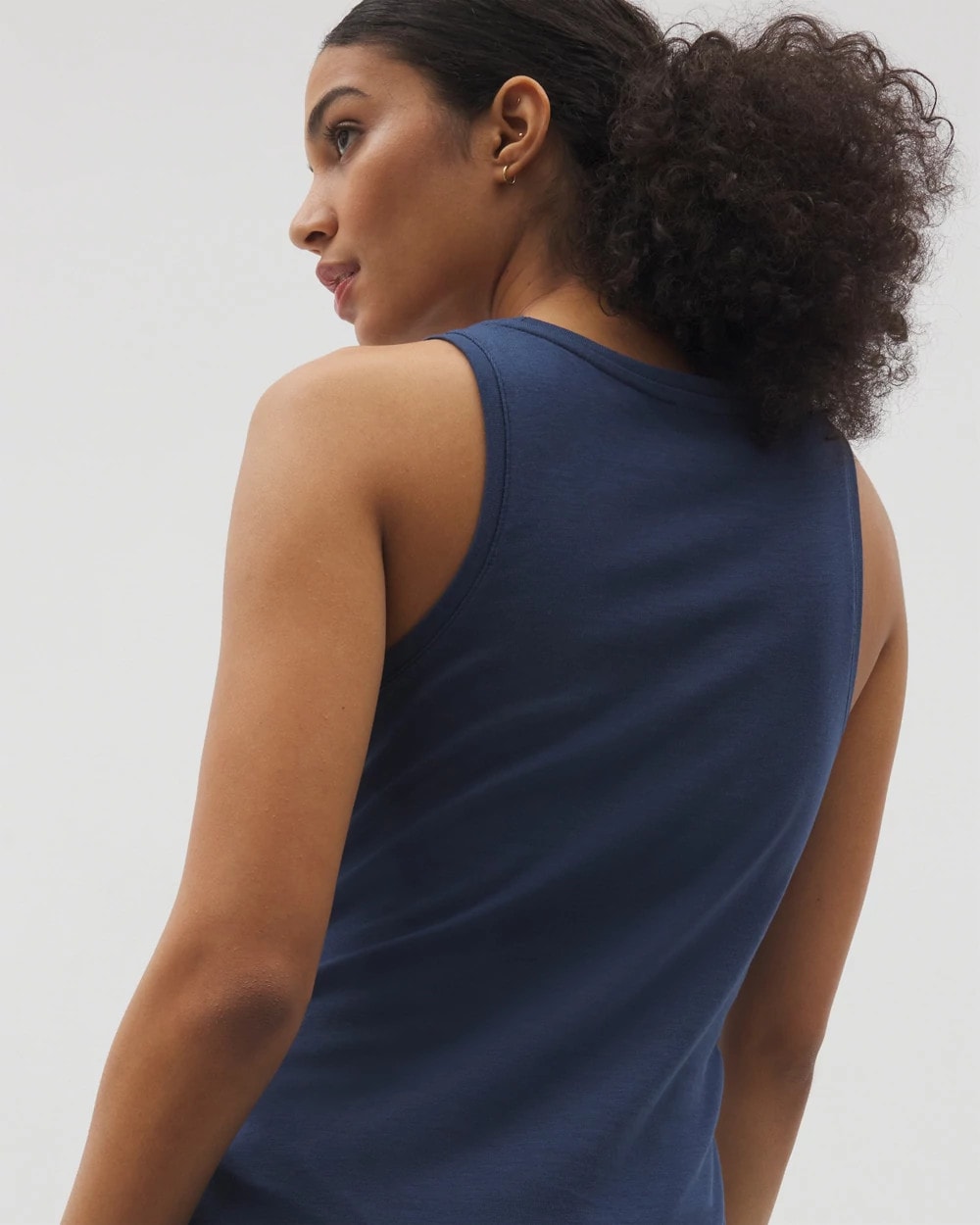 INK BLUE - Ruched Pajama Tank | Soma