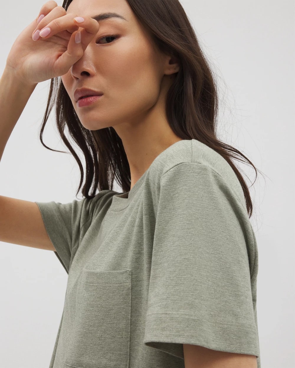 HEATHER HIGHLANDS - Short-Sleeve Pocket Pajama Tee | Soma