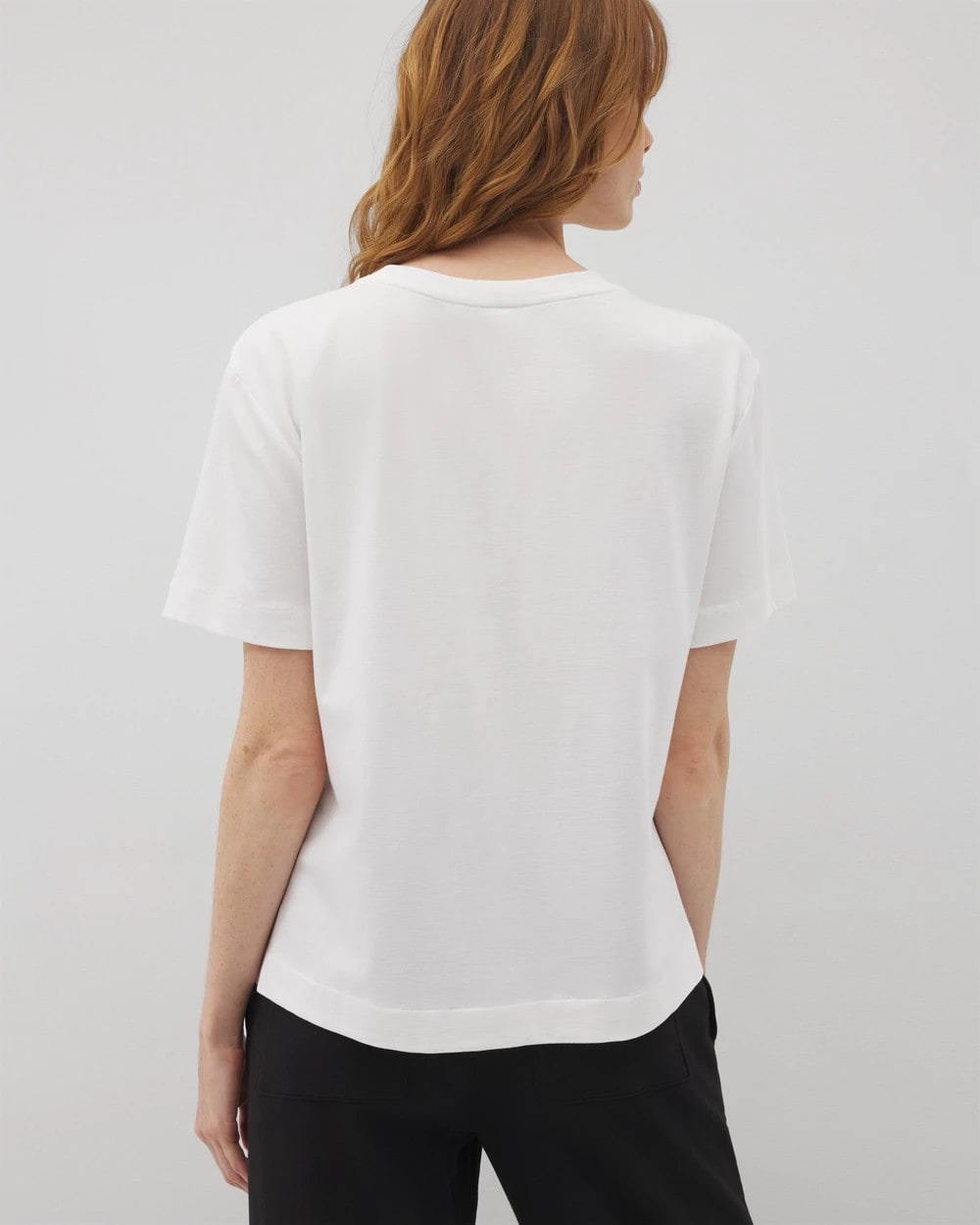 OPTIC WHITE - Short-Sleeve Pocket Pajama Tee | Soma