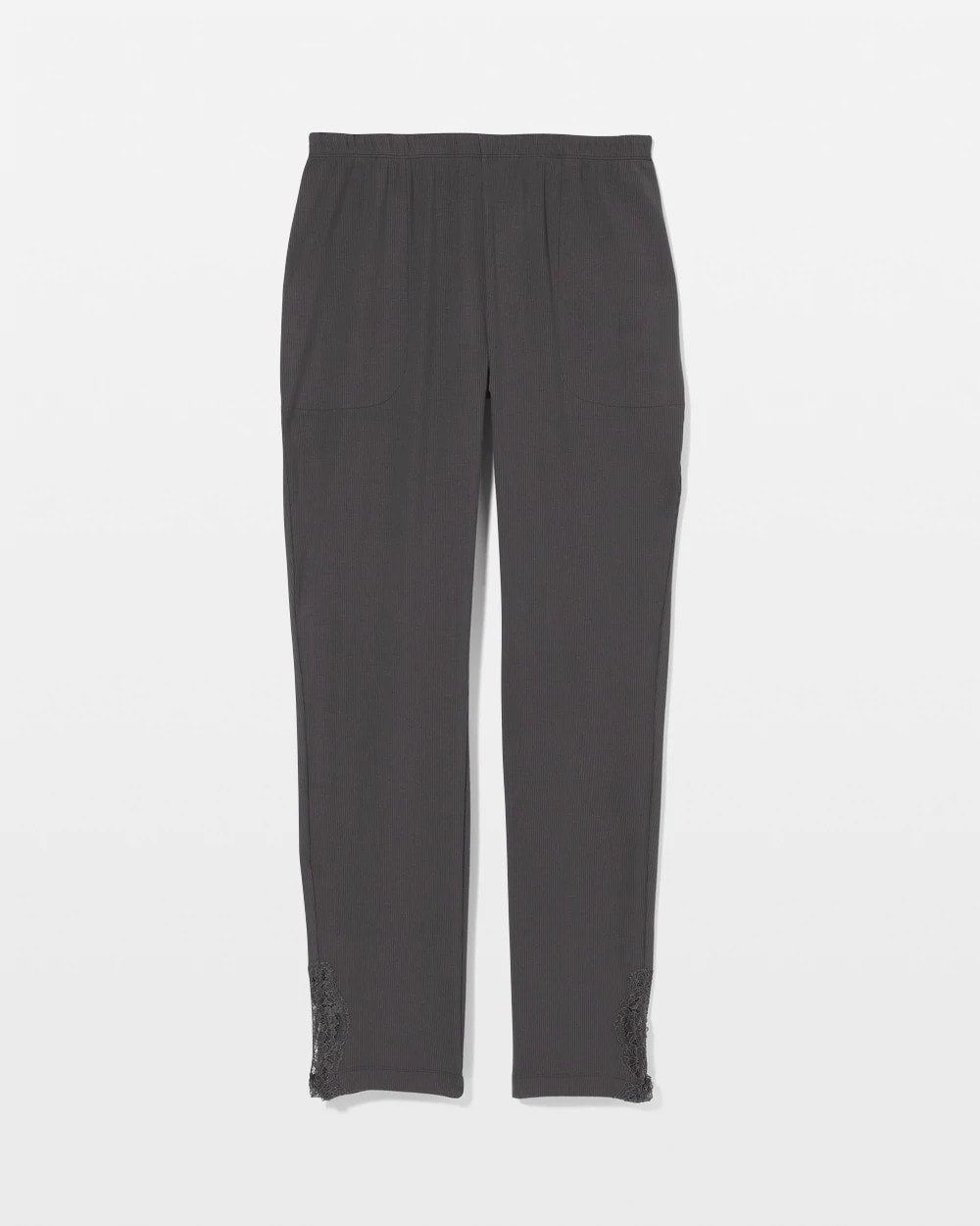 DARK EVERGLADE - Rib Ankle Pajama Pants | Soma