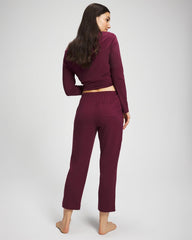 VELVET PLUM - Crop Pajama Pants | Soma