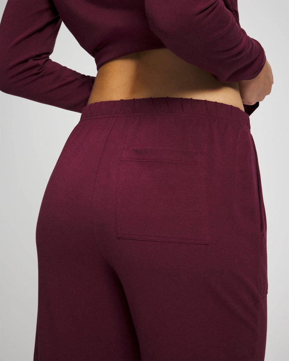 VELVET PLUM - Crop Pajama Pants | Soma