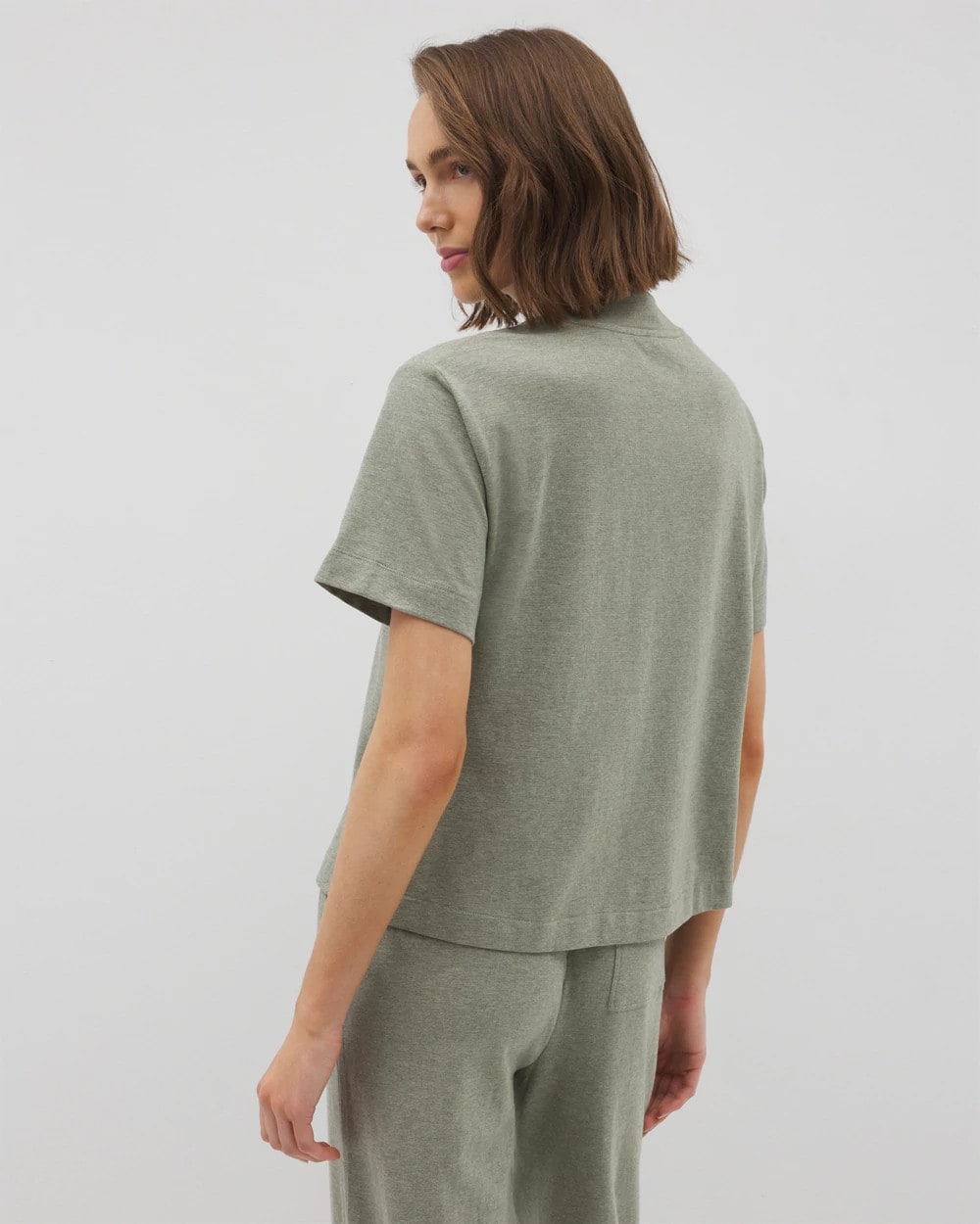 HEATHER HIGHLANDS - Button-Front Pajama Tee | Soma