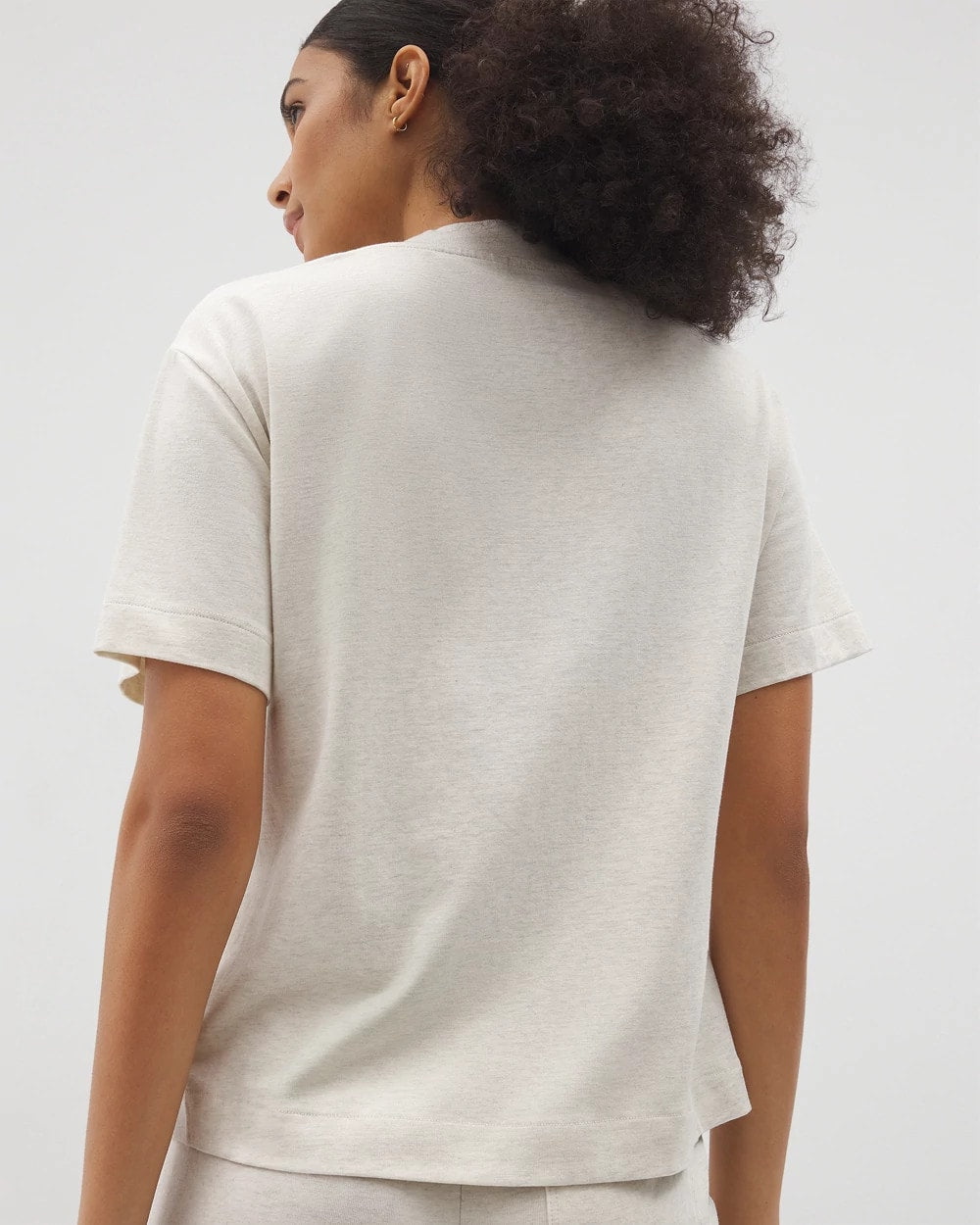 HEATHER CRYSTAL - Button-Front Pajama Tee | Soma