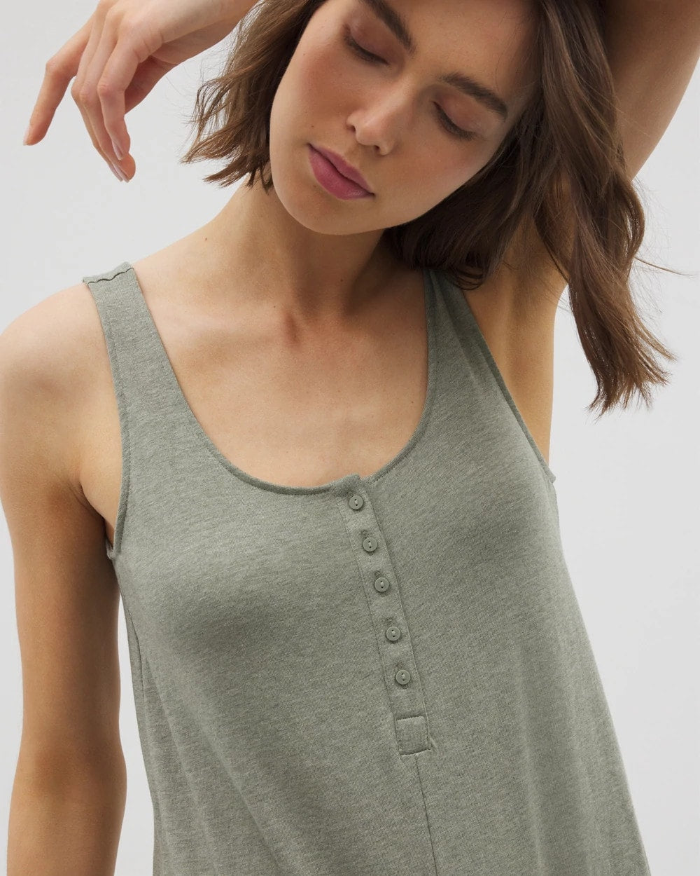 HEATHER HIGHLANDS - Henley Jumpsuit | Soma