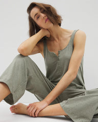 HEATHER HIGHLANDS - Henley Jumpsuit | Soma