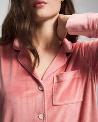 ANTIQUE PINK - Long-Sleeve Notch Collar Sleepshirt | Soma