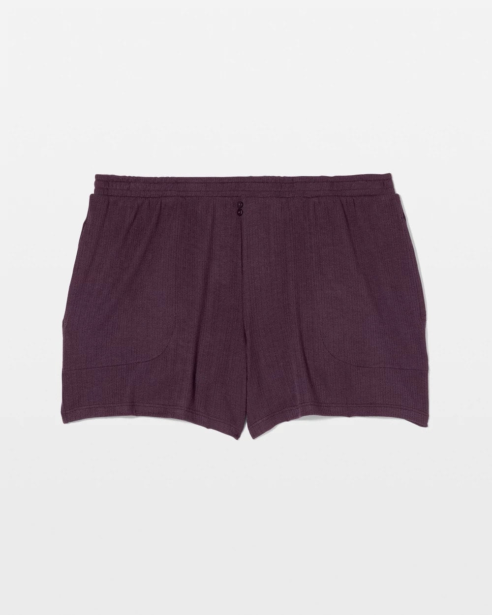 PLUM PERFECT - Lightweight Rib Knit Pajama Shorts | Soma