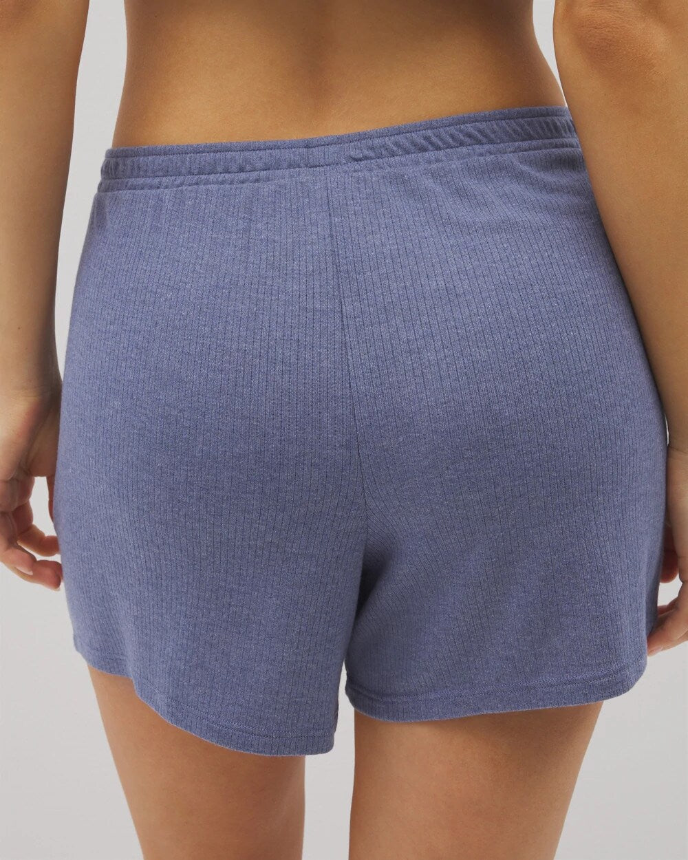 HEATHER DUSK - Lightweight Rib Knit Pajama Shorts | Soma