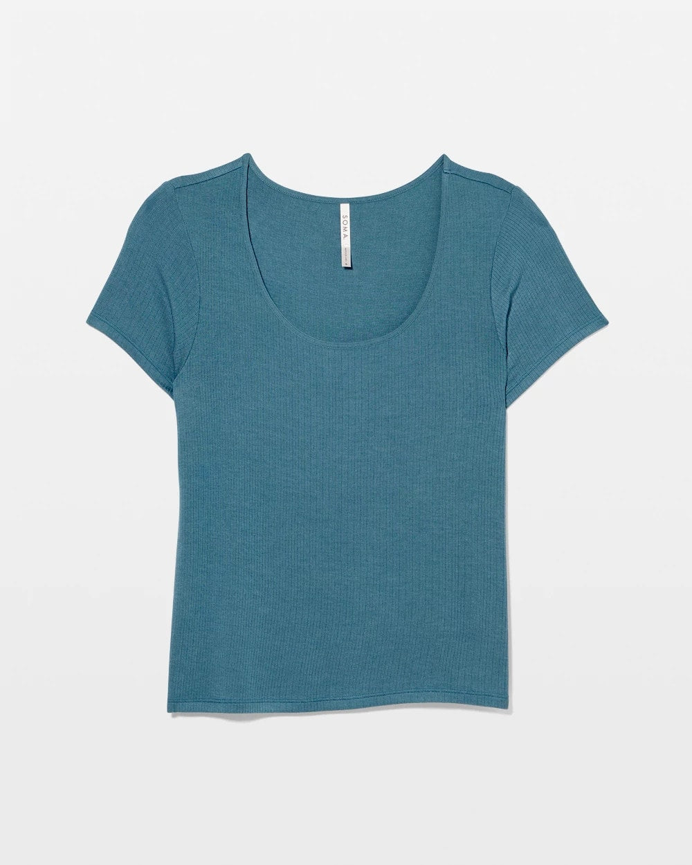 TAPESTRY - Lightweight Rib Knit Short Sleeve Pajama Tee | Soma