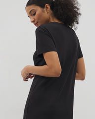 BLACK - Short-Sleeve Sleepshirt | Soma