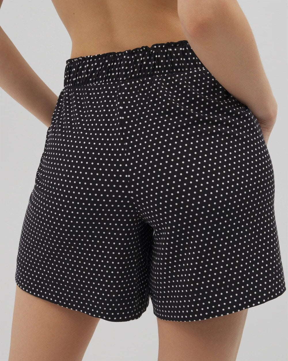 THOUGHTFUL DOT BLACK - Long Pajama Shorts | Soma