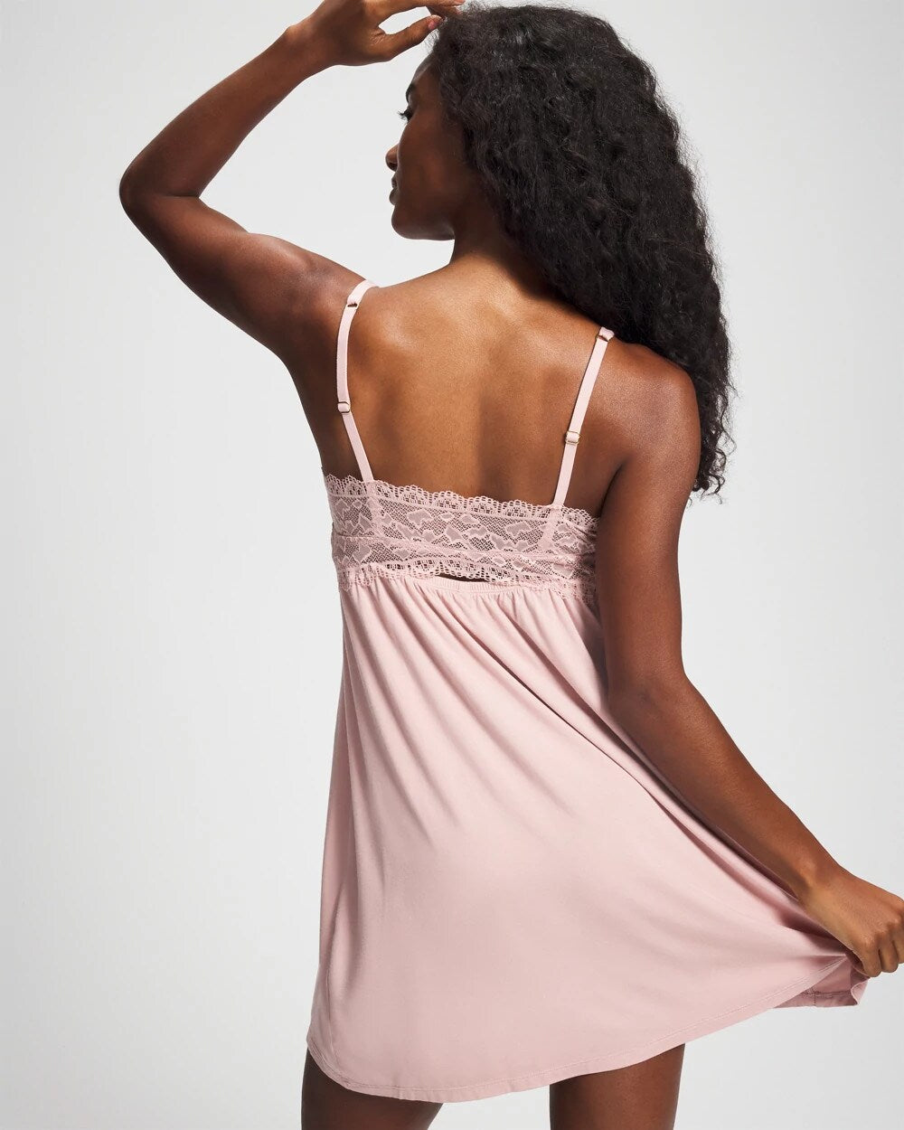 VINTAGE PINK - Soft Support Lace Chemise | Soma