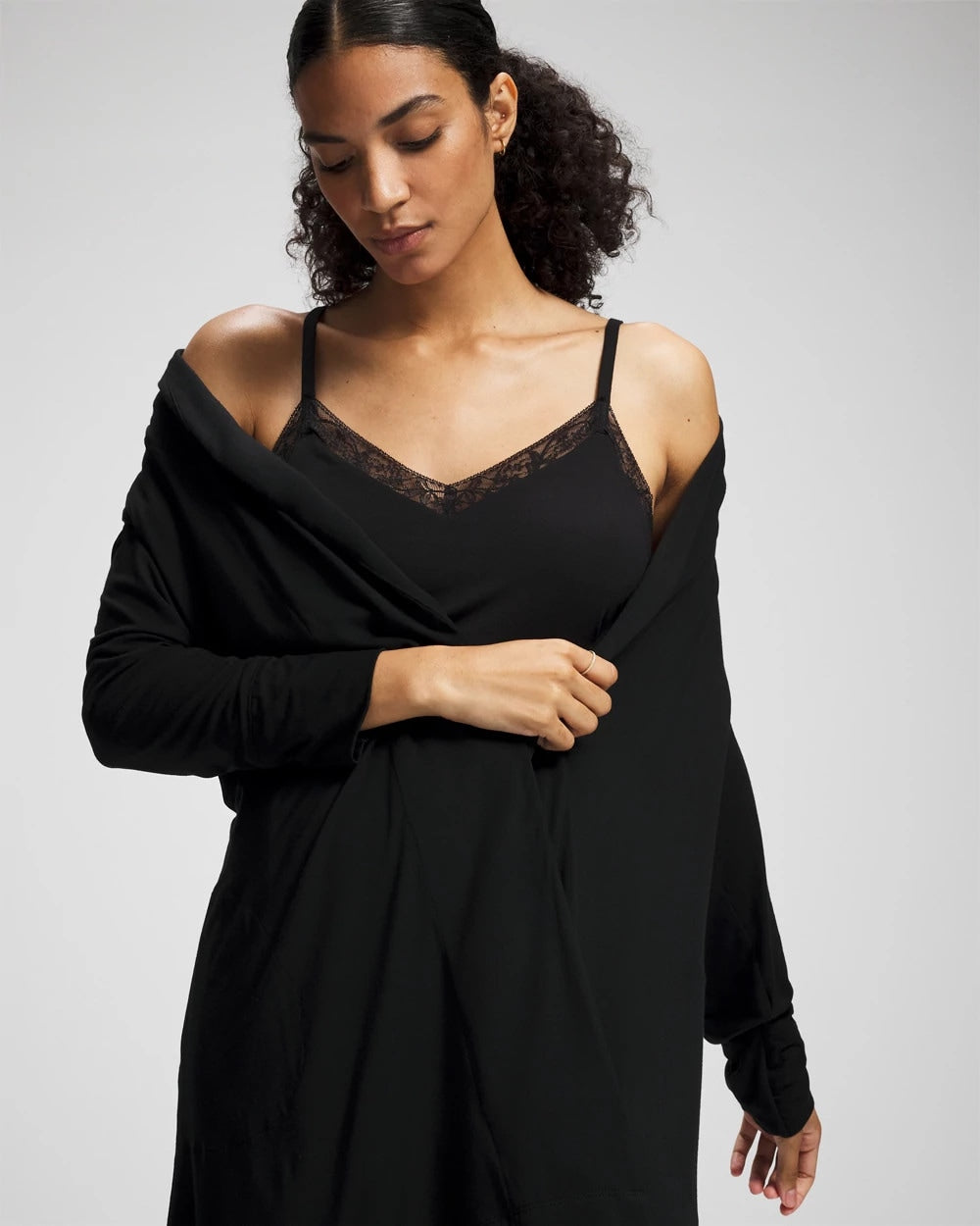 BLACK - Short Robe | Soma