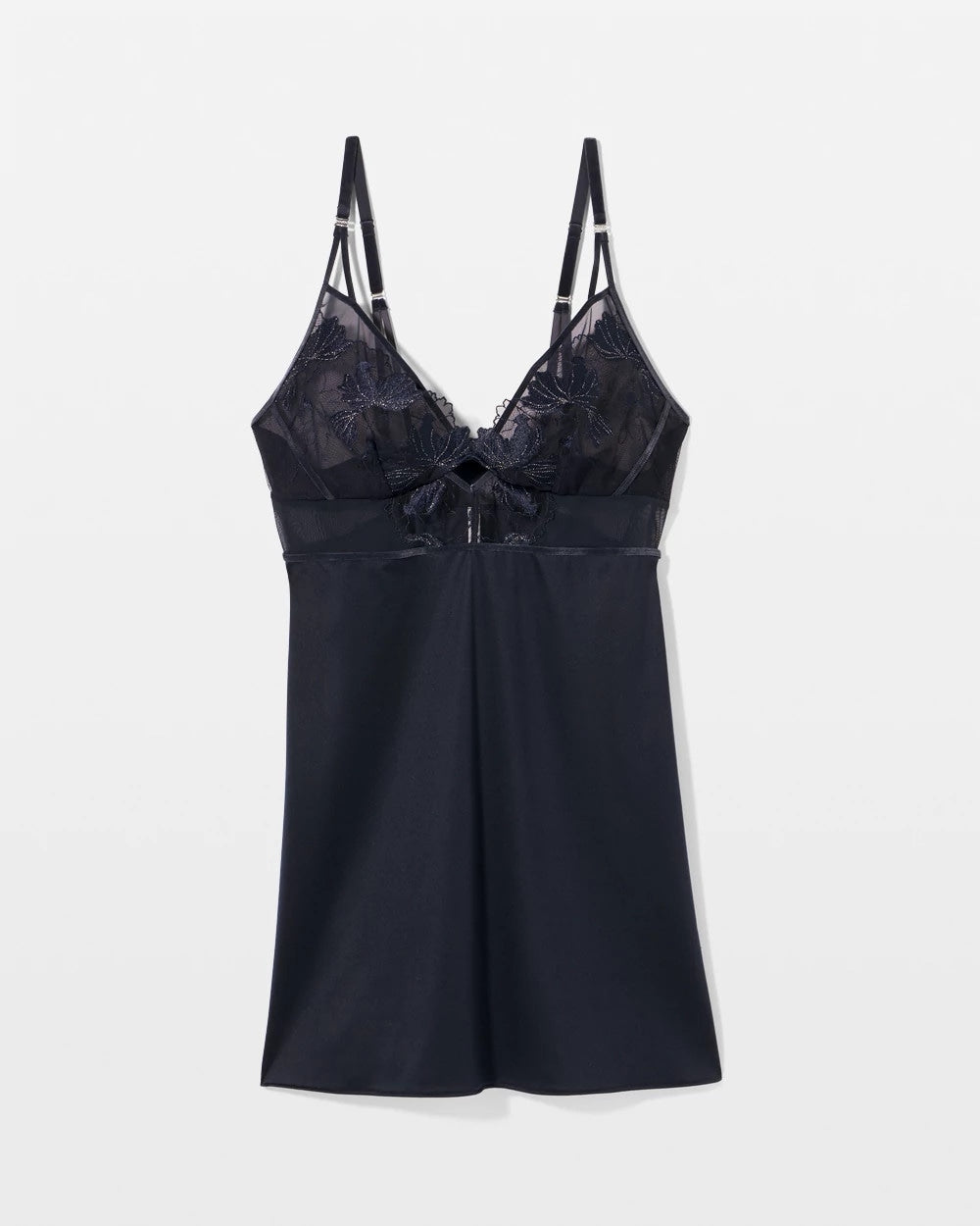 MIDNIGHT SKIES - Soma’s Sexiest Luster Knit Embroidered Chemise | Soma