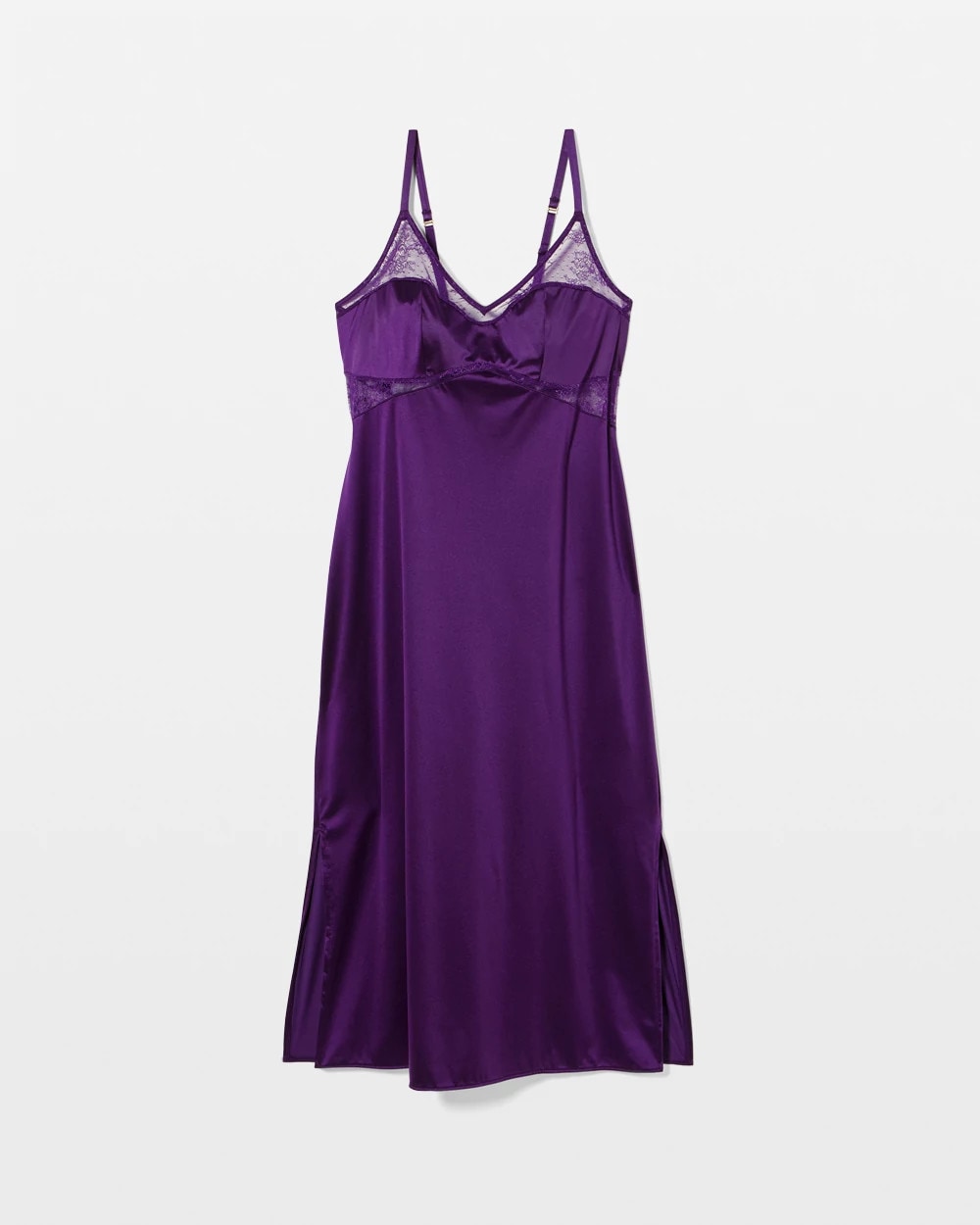 MAJESTIC PURPLE - Lace Midi Nightgown | Soma