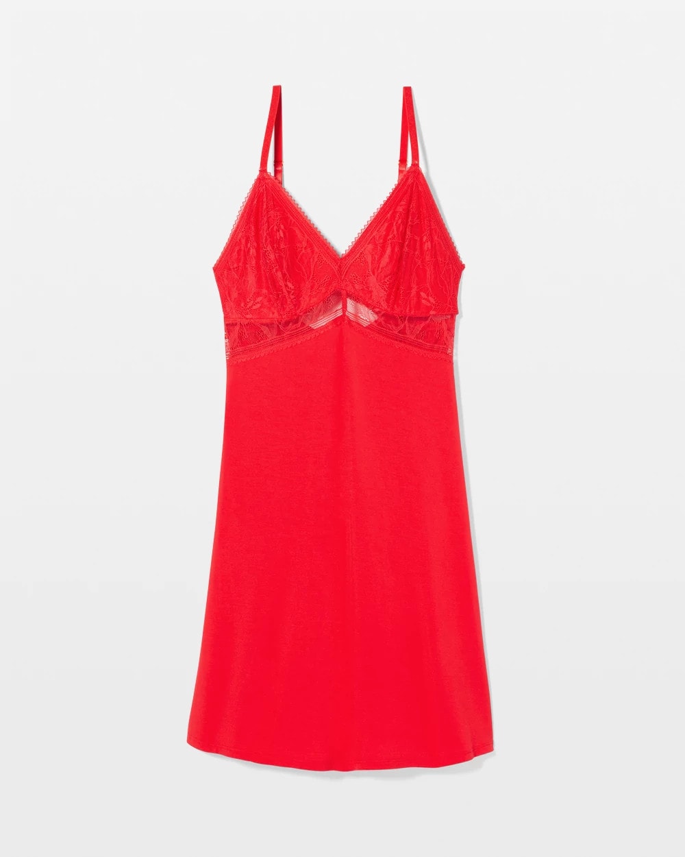 DARE ME RED - Soft Support Lace Chemise | Soma