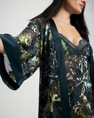 FERN FANTASY DARK HARBOUR - Soma’s Sexiest Silk Burnout Robe | Soma
