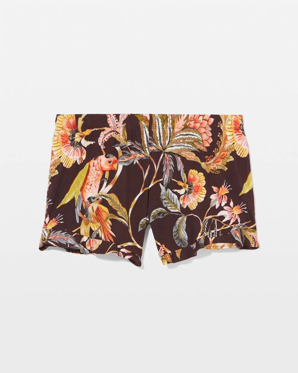 PARROT-DISO PLUME G PLUM - Ruffle Pajama Shorts | Soma