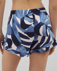 TROPICAL BREEZE SKY - Ruffle Pajama Shorts | Soma