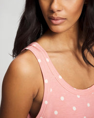 DREAMY DOT MID BLUSH PINK - Pajama Tank | Soma
