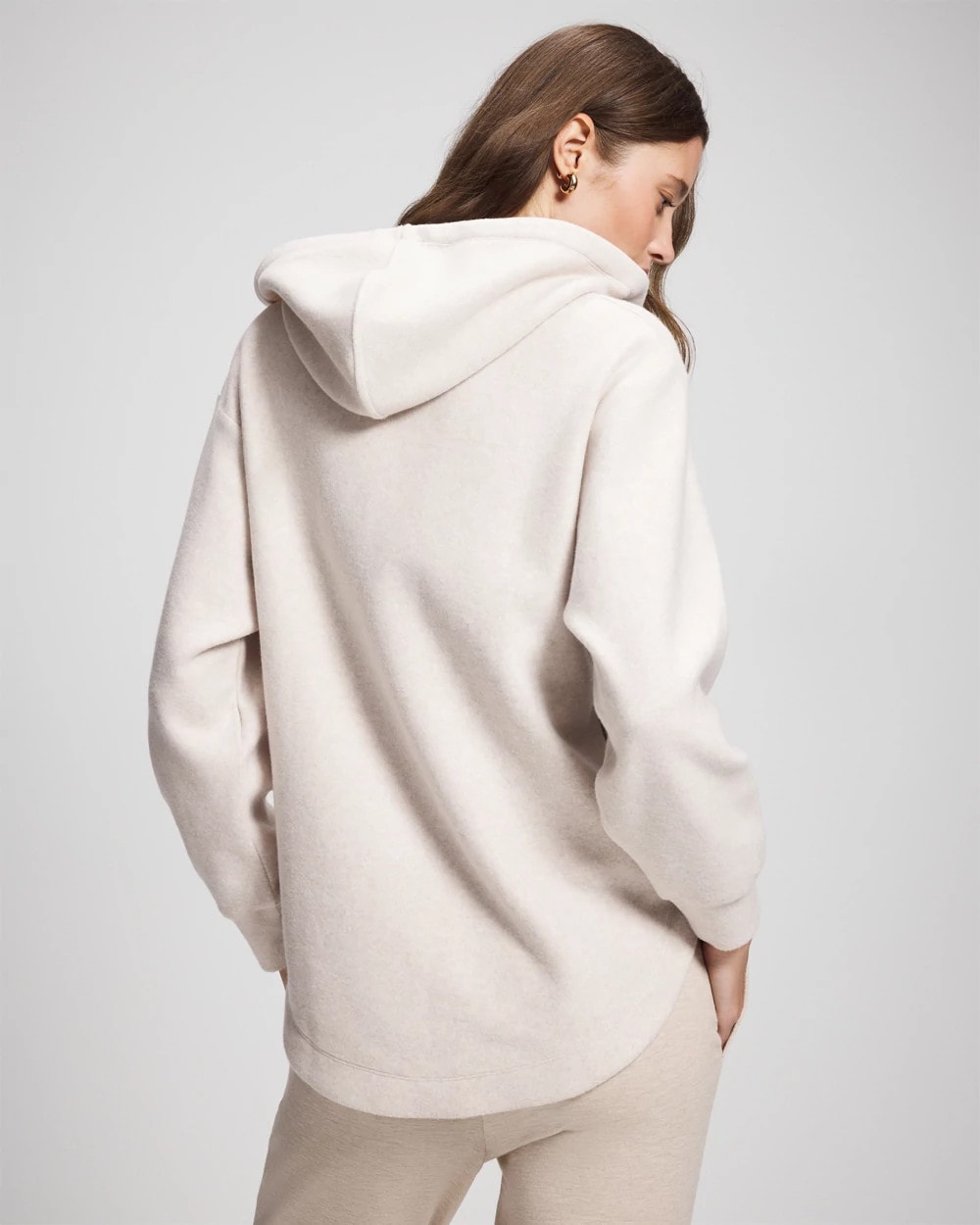 HEATHER SHELL - Cloud Fleece Oversized Hooded Sweater | Soma