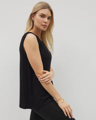 BLACK - Rib Knit Sleeveless Top | Soma