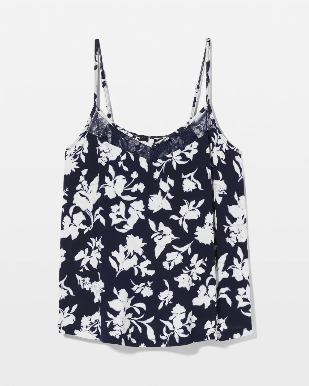 SERENITY PETALS NAVY - Lace Cami | Soma