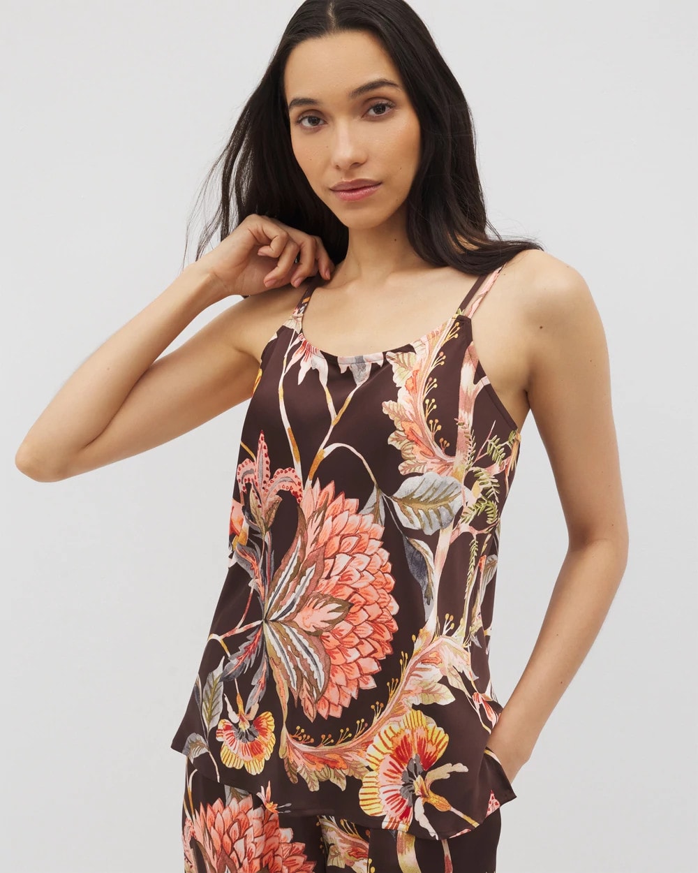 PARROT-DISO PLUME G FR - Double Strap Pajama Cami | Soma