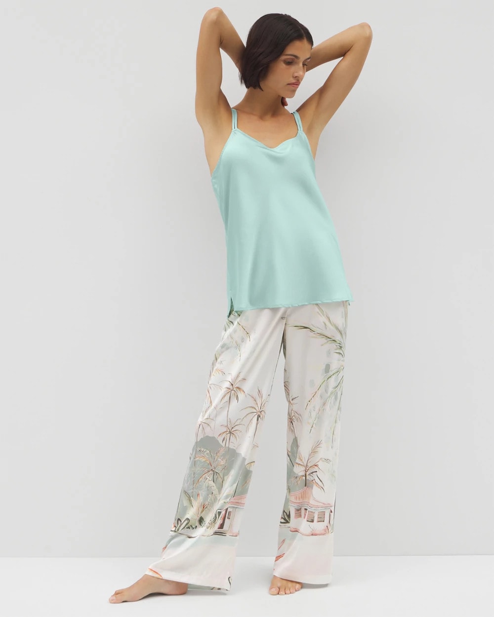 HARBOR GREEN - Double Strap Pajama Cami | Soma