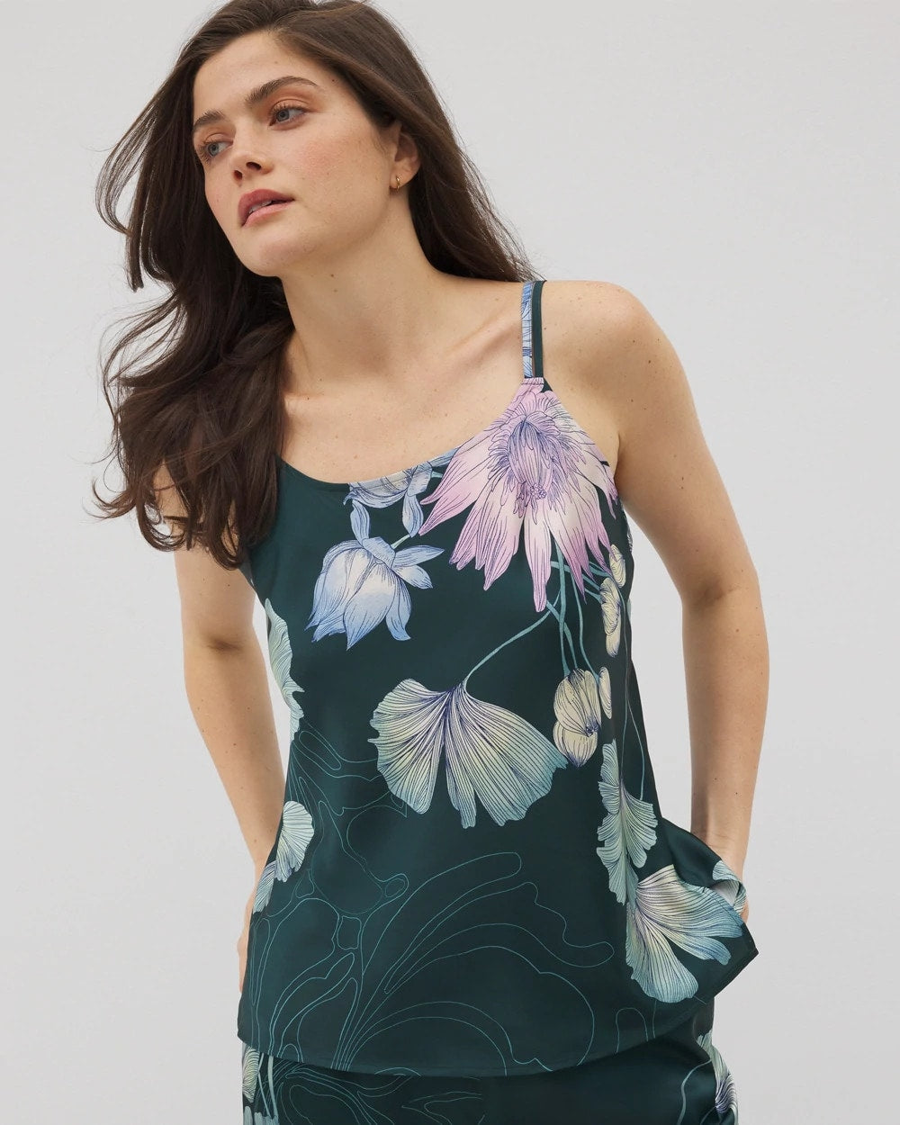 HAVEN BOTANICAL P DRK SEA - Double Strap Pajama Cami | Soma