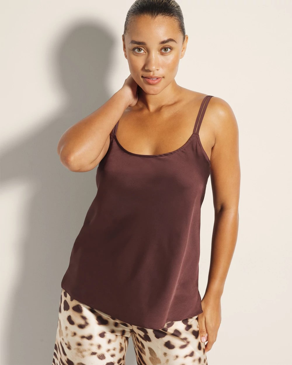 MOCHA - Double Strap Pajama Cami | Soma