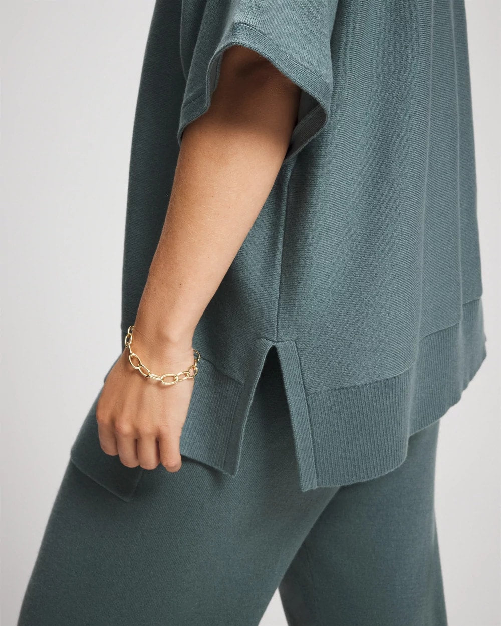 BLUE INSTINCT - Premier Knit Sweater Collared Top | Soma