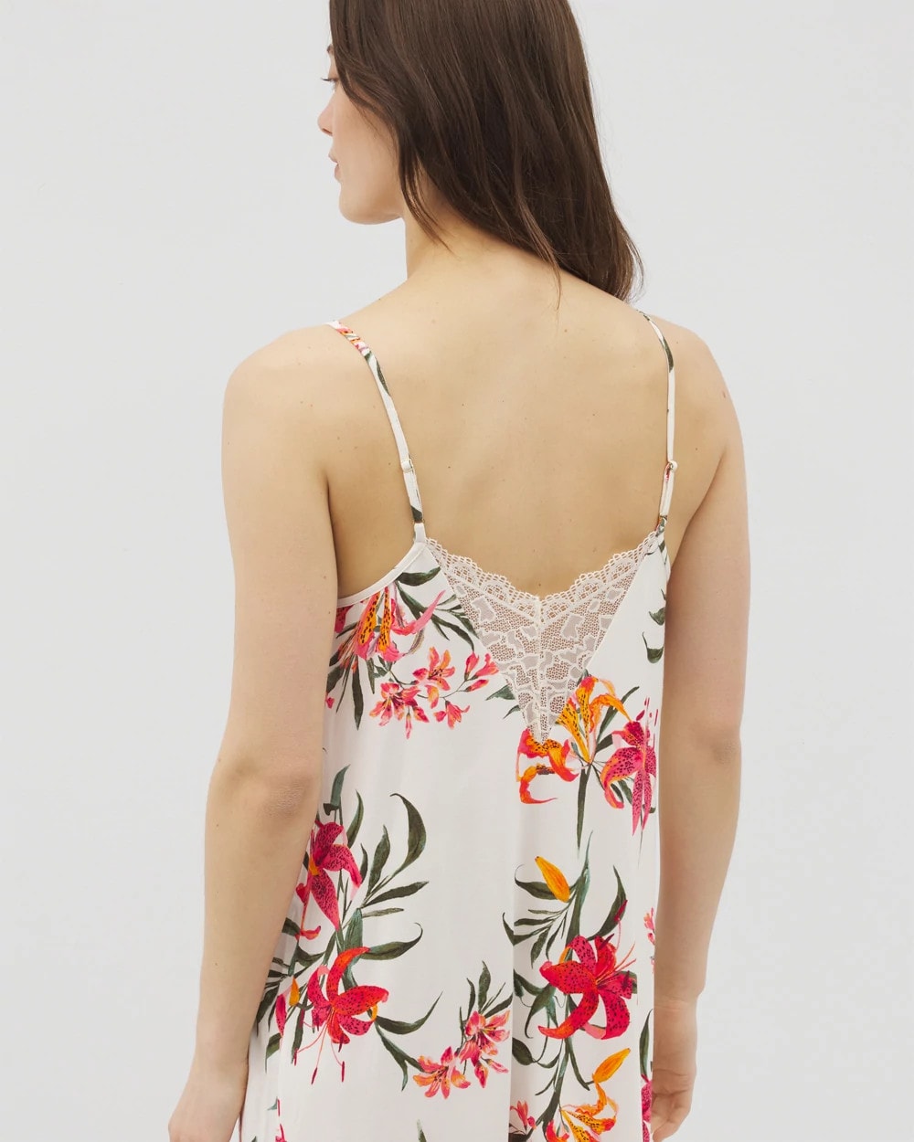 LE TIGRE FLORA CHAMPAGNE - Lace Trim Chemise | Soma