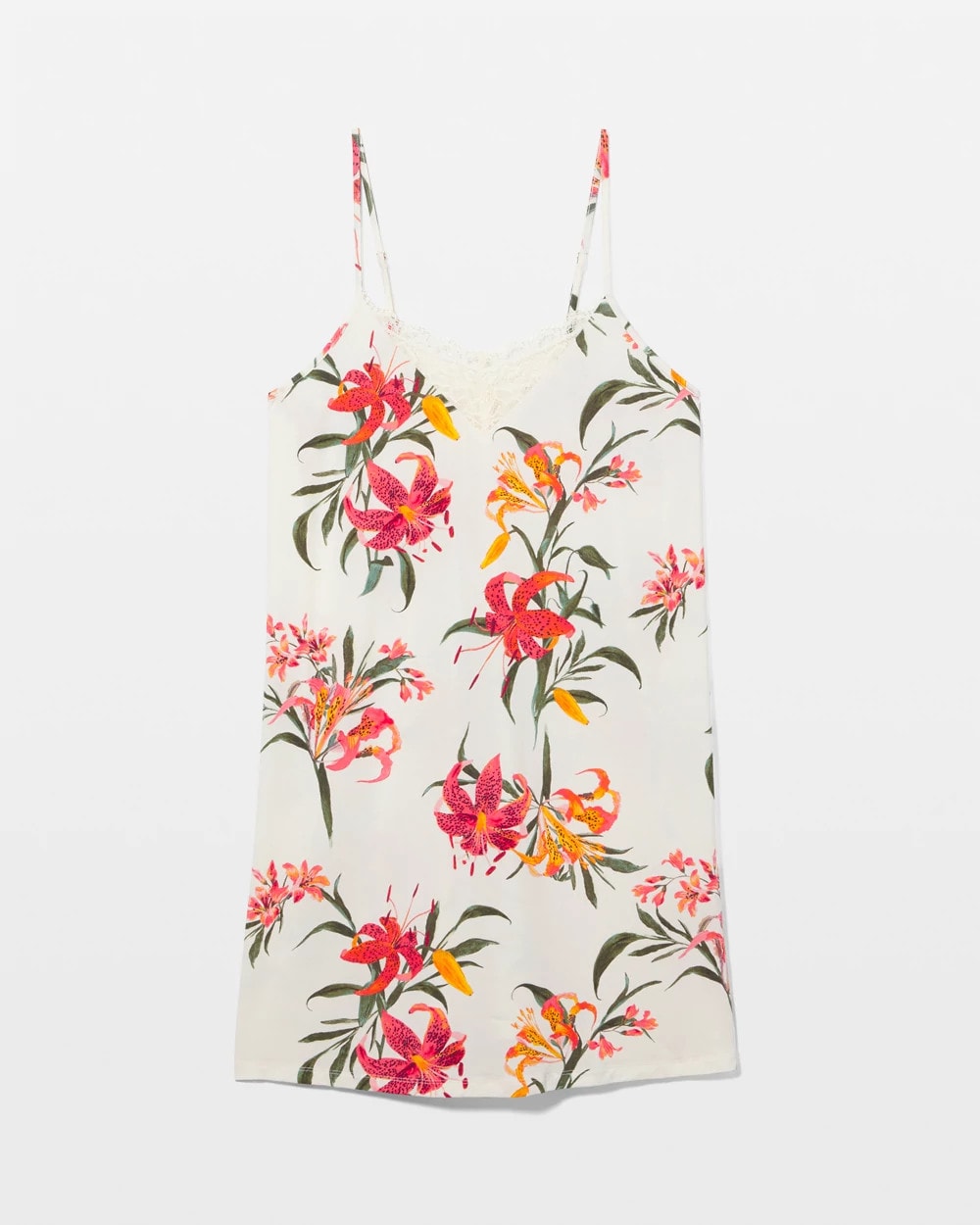 LE TIGRE FLORA CHAMPAGNE - Lace Trim Chemise | Soma