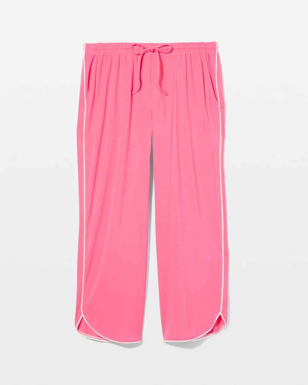 CAMELLIA ROSE - Solid Piped Crop Pajama Pant | Soma