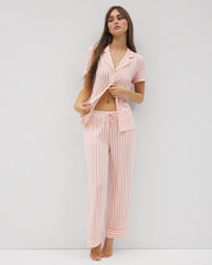 SUNNY STRIPES CHAMPAGNE - Printed Pajama Pants | Soma