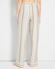 SUMMIT STRIPE CHAMPAGNE - Printed Pajama Pants | Soma