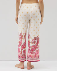 KASHMIR PAISLEY PLCD CH - Cropped Pajama Pants | Soma
