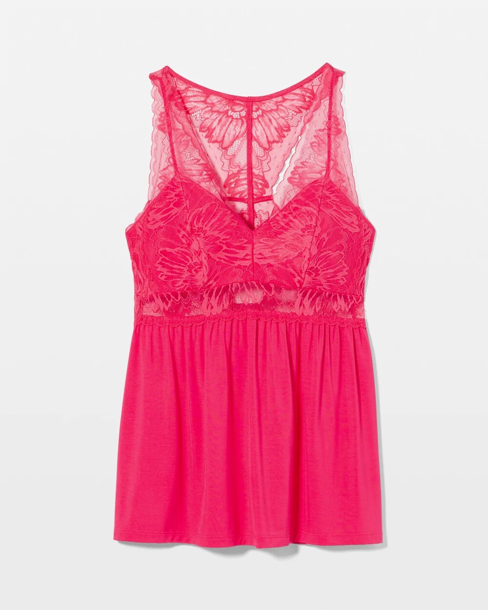PERFECT PINK - Soft Support Lace Pajama Cami | Soma