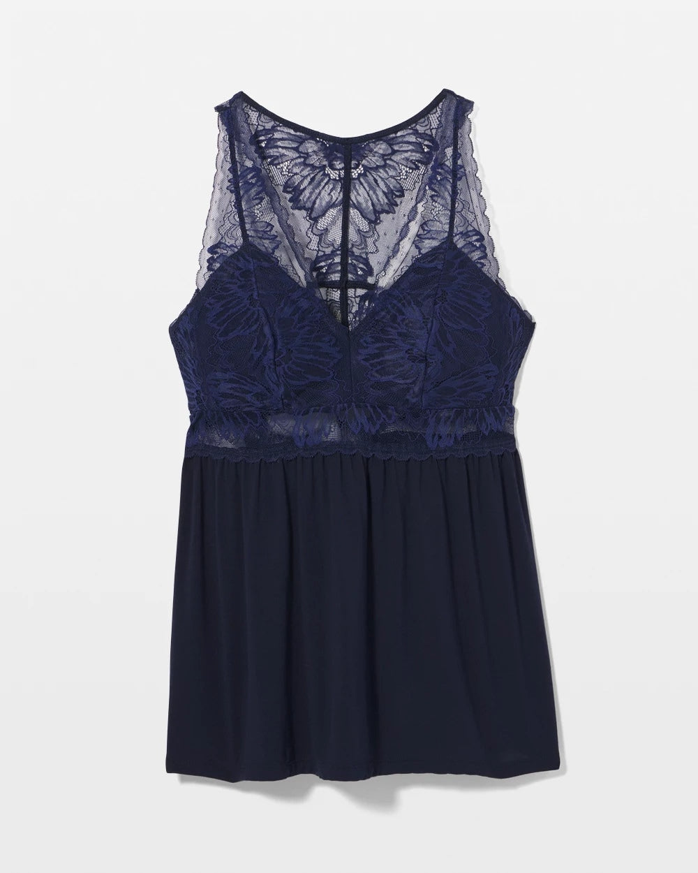 NIGHTFALL NAVY - Soft Support Lace Pajama Cami | Soma