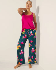 GETTIN FIGGY WITH IT TEAL - Piped Pajama Pant | Soma